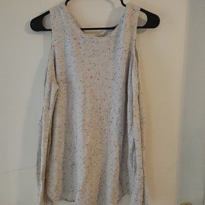 Lone Sleeve Knitted Women's Shirt with Cut Out Shoulders